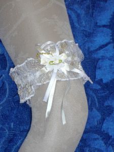 Подвязки для невесты  111W ― Интернет-магазин Свадебных платьев Солодко-разом