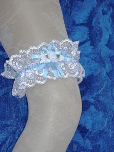 Подвязки для невесты  119W ― Интернет-магазин Свадебных платьев Солодко-разом