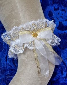 Подвязки для невесты  126W ― Интернет-магазин Свадебных платьев Солодко-разом