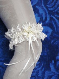 Подвязки для невесты  134W ― Интернет-магазин Свадебных платьев Солодко-разом