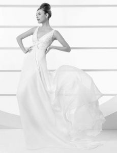 Элегантная модель свадебного платья, ROS80802 ― Интернет-магазин Свадебных платьев Солодко-разом
