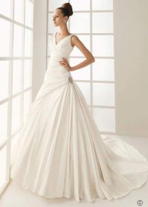 Элегантная модель свадебного платья, ROS80804 ― Интернет-магазин Свадебных платьев Солодко-разом