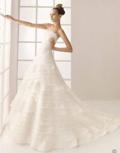 Элегантная модель свадебного платья, ROS80807 ― Интернет-магазин Свадебных платьев Солодко-разом