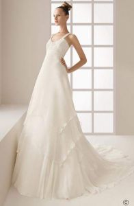 Элегантная модель свадебного платья, ROS80814 ― Интернет-магазин Свадебных платьев Солодко-разом