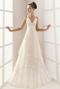 Элегантная модель свадебного платья, ROS80815 ― Интернет-магазин Свадебных платьев Солодко-разом