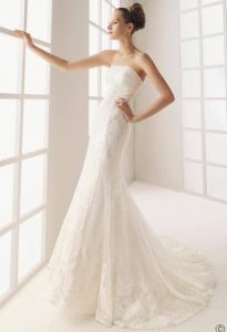 Элегантная модель свадебного платья, ROS80816 ― Интернет-магазин Свадебных платьев Солодко-разом