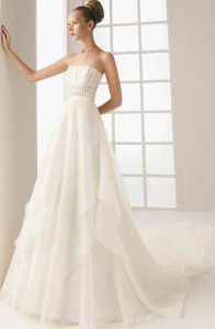 Элегантная модель свадебного платья, ROS80827 ― Интернет-магазин Свадебных платьев Солодко-разом
