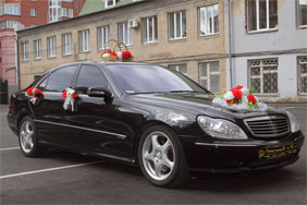 Украшения для свадебного автомобиля  a322 ― Интернет-магазин Свадебных платьев Солодко-разом