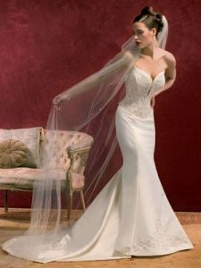 Элегантное свадебное платье, модель dem877004 ― Интернет-магазин Свадебных платьев Солодко-разом