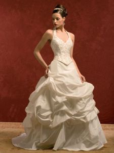 Элегантное свадебное платье, модель dem877005 ― Интернет-магазин Свадебных платьев Солодко-разом