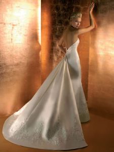 Элегантное свадебное платье, модель dem877015 ― Интернет-магазин Свадебных платьев Солодко-разом