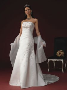 Элегантное свадебное платье, модель dem877020 ― Интернет-магазин Свадебных платьев Солодко-разом
