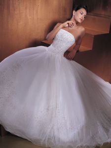 Элегантное свадебное платье, модель dem877036 ― Интернет-магазин Свадебных платьев Солодко-разом