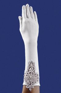 Свадебные перчатки, модель pi0139 ― Интернет-магазин Свадебных платьев Солодко-разом