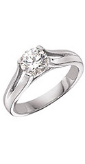 Помолвочное кольцо, артикул pk018 ― Интернет-магазин Свадебных платьев Солодко-разом