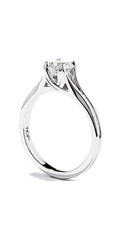 Помолвочное кольцо, артикул pk023 ― Интернет-магазин Свадебных платьев Солодко-разом