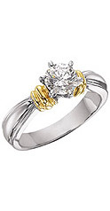 Помолвочное кольцо, артикул pk052 ― Интернет-магазин Свадебных платьев Солодко-разом