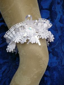 Подвязки для невесты  107W ― Интернет-магазин Свадебных платьев Солодко-разом