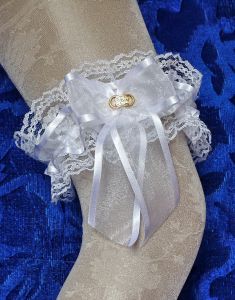 Подвязки для невесты  127W ― Интернет-магазин Свадебных платьев Солодко-разом