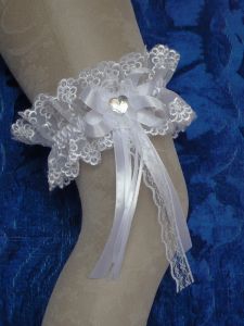 Подвязки для невесты  131W ― Интернет-магазин Свадебных платьев Солодко-разом