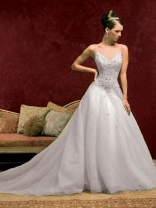 Элегантное свадебное платье, модель dem877011 ― Интернет-магазин Свадебных платьев Солодко-разом