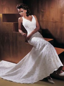 Элегантное свадебное платье, модель dem877029 ― Интернет-магазин Свадебных платьев Солодко-разом