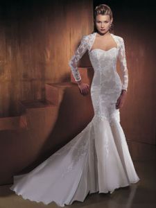Элегантное свадебное платье, модель dem877031 ― Интернет-магазин Свадебных платьев Солодко-разом