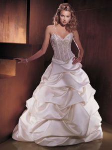 Элегантное свадебное платье, модель dem877033 ― Интернет-магазин Свадебных платьев Солодко-разом