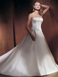 Элегантное свадебное платье, модель dem877034 ― Интернет-магазин Свадебных платьев Солодко-разом