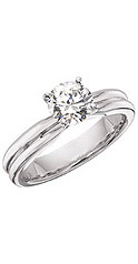 Помолвочное кольцо, артикул pk013 ― Интернет-магазин Свадебных платьев Солодко-разом