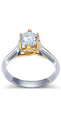 Помолвочное кольцо, артикул pk050 ― Интернет-магазин Свадебных платьев Солодко-разом