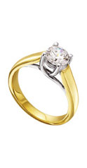 Помолвочное кольцо, артикул pk051 ― Интернет-магазин Свадебных платьев Солодко-разом